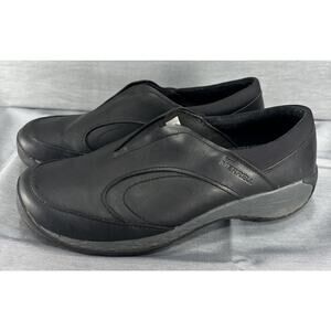 Merrell Encore QF2 Black Leather Slip On Comfort Shoes Woman's 7.5 J45796